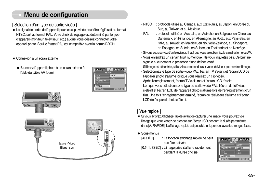 Samsung EC-D830ZBBF/E1 manual Sud, au Taïwan et au Mexique, En Espagne, en Suède, en Suisse, en Thaïlande et en Norvège 