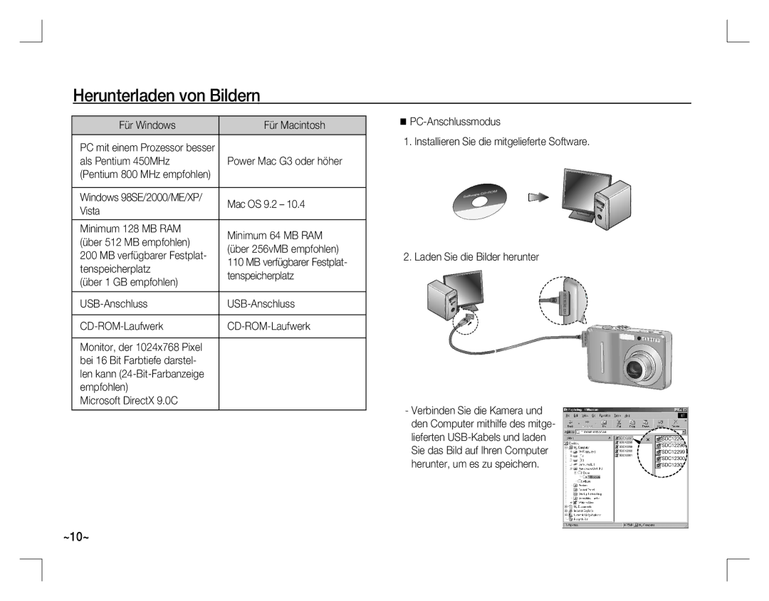 Samsung EC-D760ZSBB/RU, EC-D860ZSBC/FR, EC-D860ZSBD/FR, EC-D860ZSBB/FR, EC-D760ZSDB/E3 manual Herunterladen von Bildern 