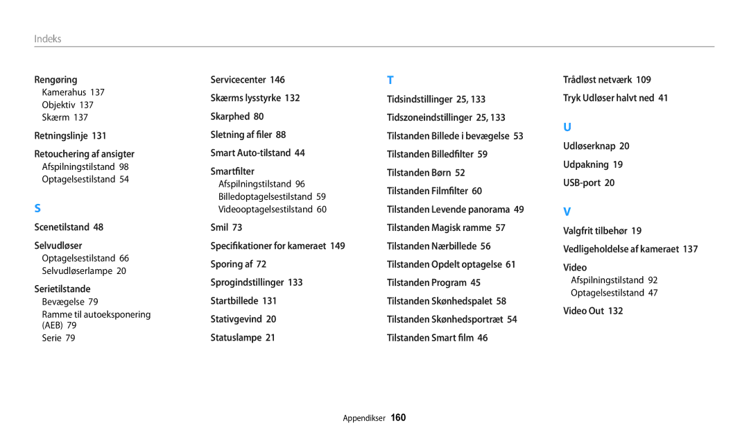 Samsung EC-DV150FBPBE2, EC-DV150FBPPE2 Kamerahus Objektiv Skærm, Optagelsestilstand Selvudløserlampe, Bevægelse, Serie 