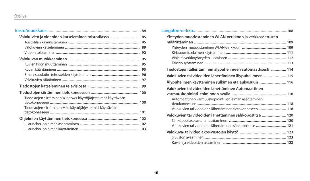 Samsung EC-DV150FBPBE2, EC-DV150FBPPE2, EC-DV150FBPWE2 manual Valokuvien tai videoiden lähettäminen Automaattinen 