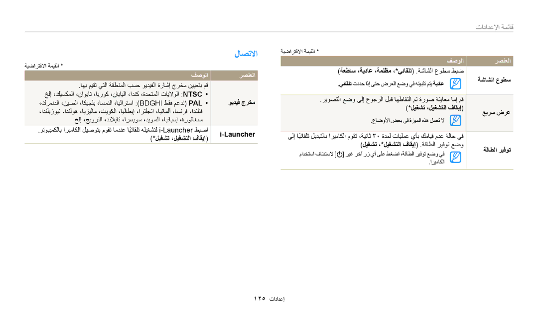 Samsung EC-DV180FBDPSA, EC-DV180FBDBSA, EC-DV180FBDWSA manual لاصتلاا 