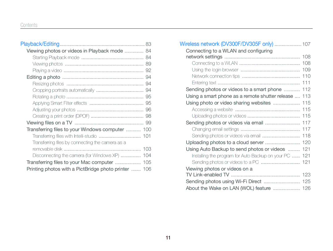 Samsung EC-DV300FBPBUS user manual 100 