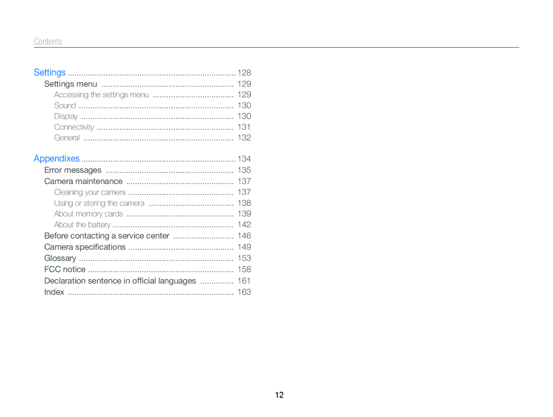 Samsung EC-DV300FBPBUS user manual 128 