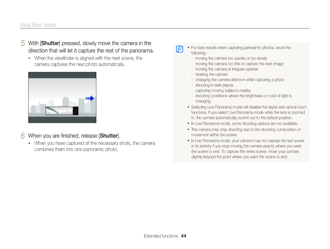 Samsung EC-DV300FBPBUS user manual When you are ﬁnished, release Shutter 