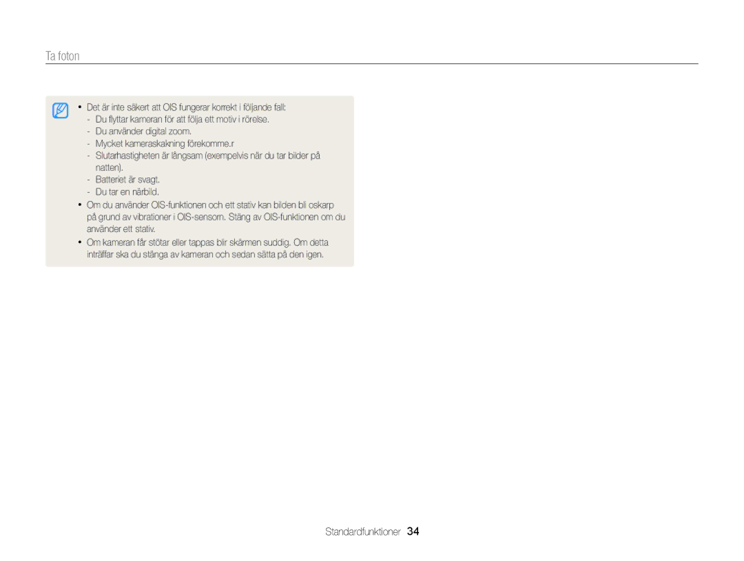 Samsung EC-DV300ZBPRE2, EC-DV300ZBPUE2, EC-DV300ZBPBE2, EC-DV300FBPUE2, EC-DV300FBPBE2, EC-DV300FBPRE2 manual Ta foton 