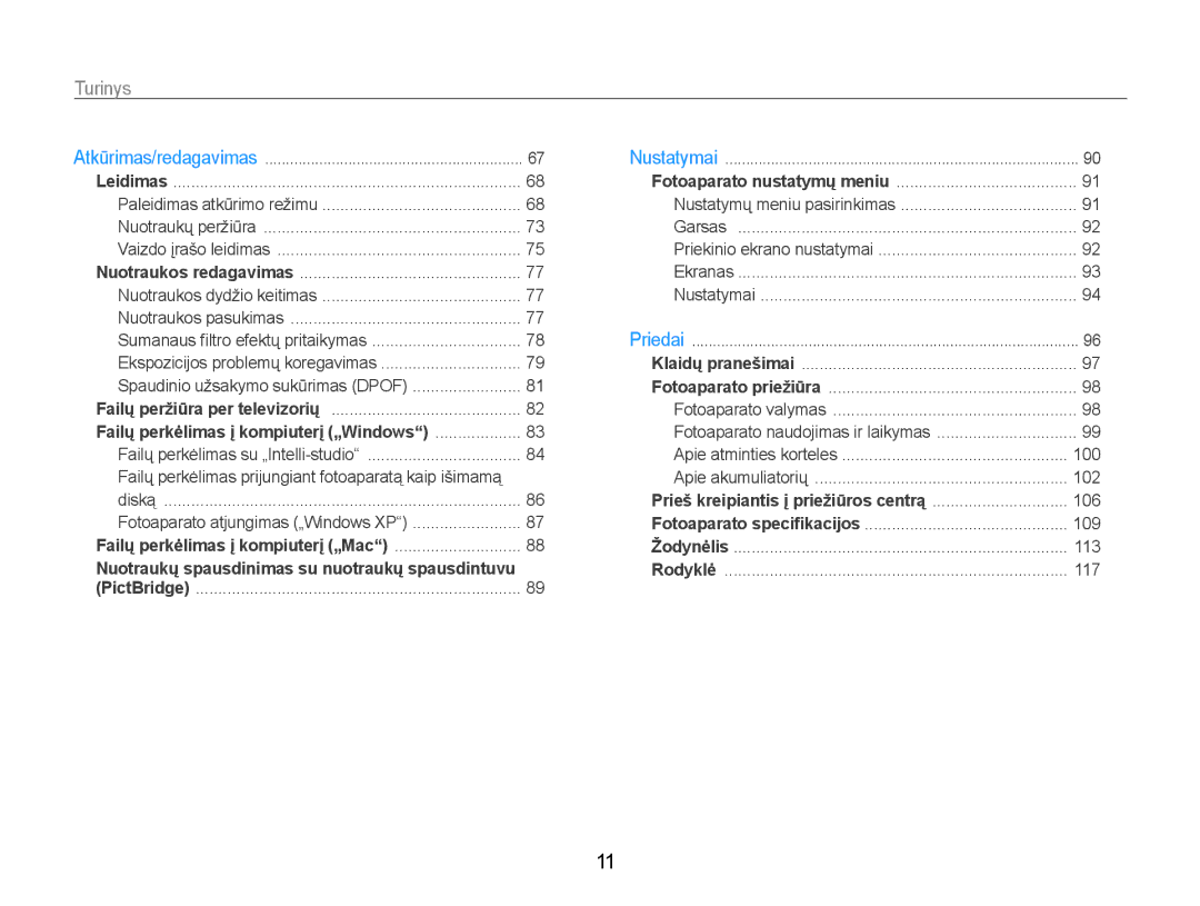 Samsung EC-DV90ZZBPBE2, EC-DV90ZZFPBE2 manual Prieš kreipiantis į priežiūros centrą 