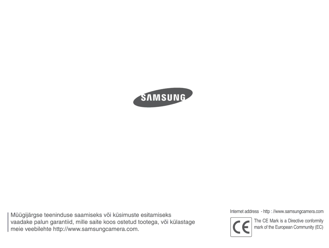 Samsung EC-ES15ZBBA/RU, EC-ES15ZSBA/RU manual 