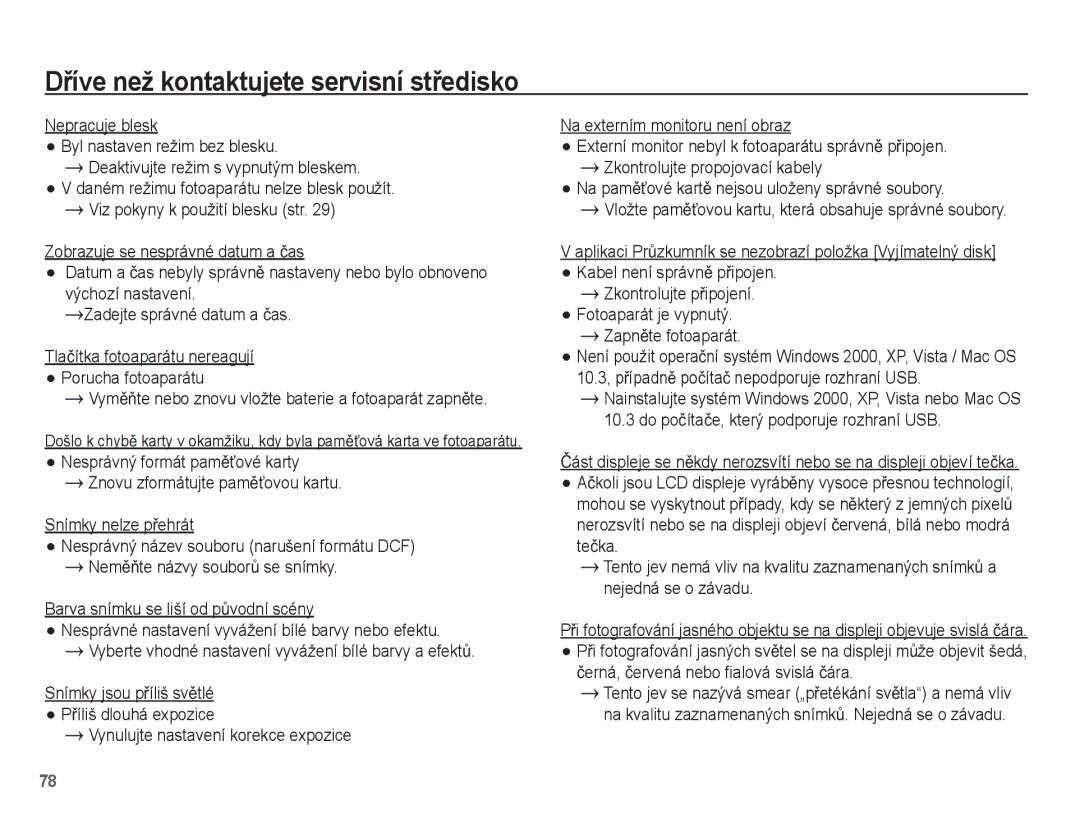 Samsung EC-ES15ZSBA/E3, EC-ES15ZPBA/AR, EC-ES15ZWBA/E3, EC-ES15ZBBA/E3, EC-ES15ZPBA/E3, EC-ES15ZBBA/AR manual ZapnČte fotoaparát 