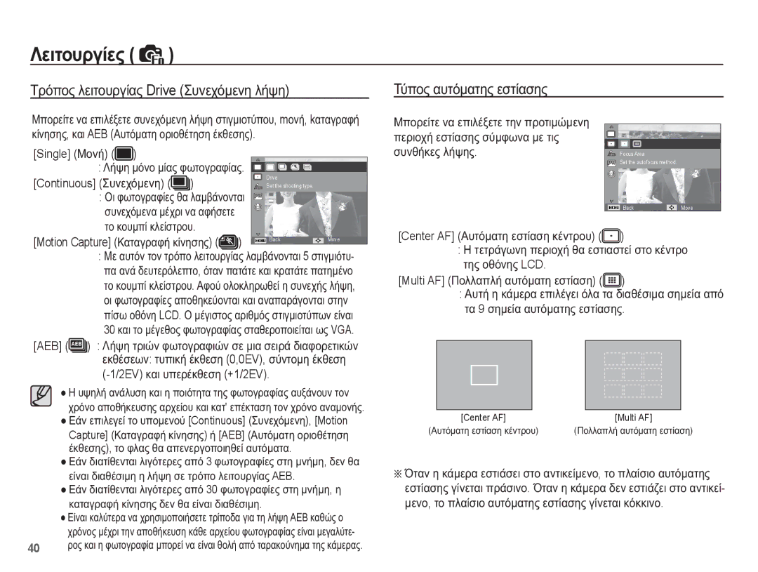 Samsung EC-ES15ZSBA/E3 Single Ȃƞȟȓ ȀȒȥȘ ȝȩȞȠ ȝȓĮȢ ĳȦĲȠȖȡĮĳȓĮȢ, ȄȚ ĳȦĲȠȖȡĮĳȓİȢ șĮ ȜĮȝȕȐȞȠȞĲĮȚ, ĲȠ țȠȣȝʌȓ țȜİȓıĲȡȠȣ, Aeb 