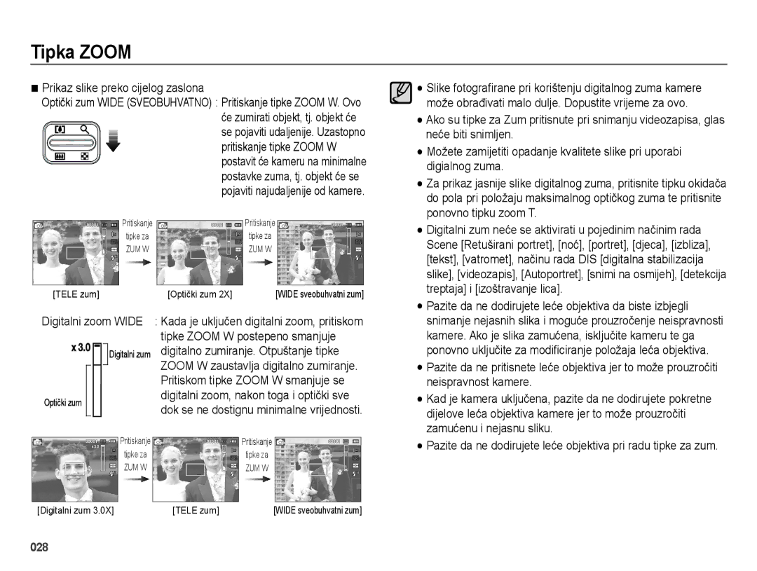 Samsung EC-ES25ZZBASE3, EC-ES25ZZBABE3, EC-ES25ZZBALE3 manual 028 