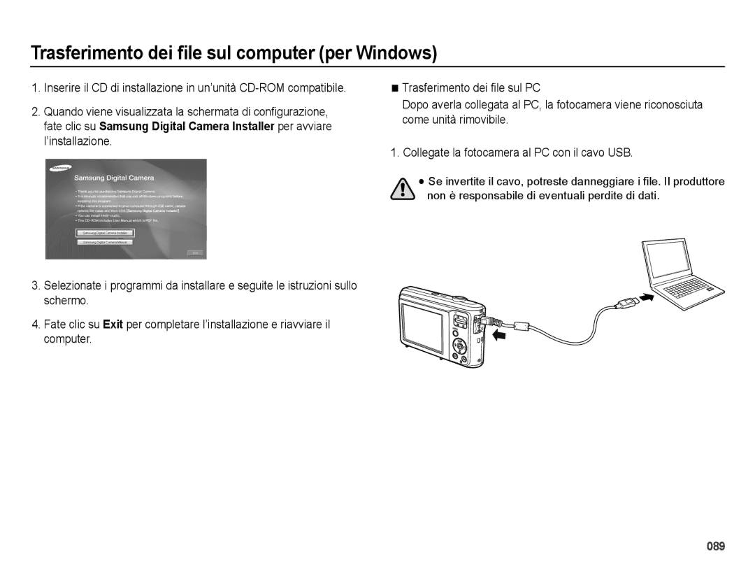 Samsung EC-ES28ZZBABE1, EC-ES28ZZDABME, EC-ES28ZZDAPME, EC-ES28ZZDAEME, EC-ES28ZZDASME manual 089 