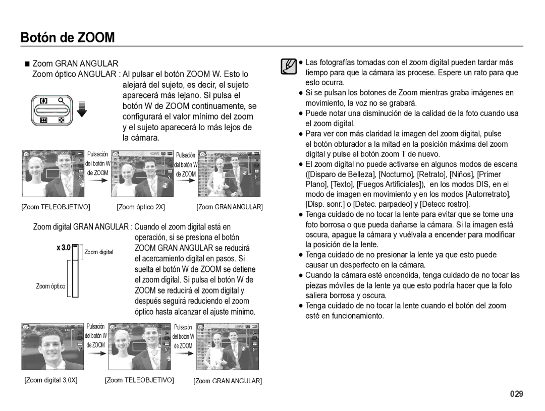 Samsung EC-ES28ZZBABE1 manual 029 