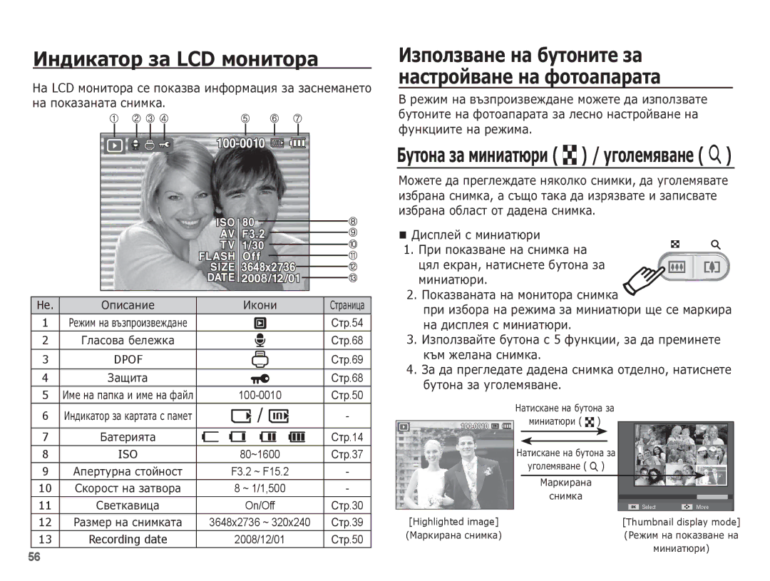 Samsung EC-ES55ZBBP/RU manual ǰȒȖȕȐ, Ɋɬɪ.54, ǪȓȈșȖȊȈ ȉȍȓȍȎȒȈ Ɋɬɪ.68, Ɋɬɪ.69, ǮȈȡȐȚȈ Ɋɬɪ.68, Ɋɬɪ.50, ǨȈȚȍȘȐȧȚȈ Ɋɬɪ.14 