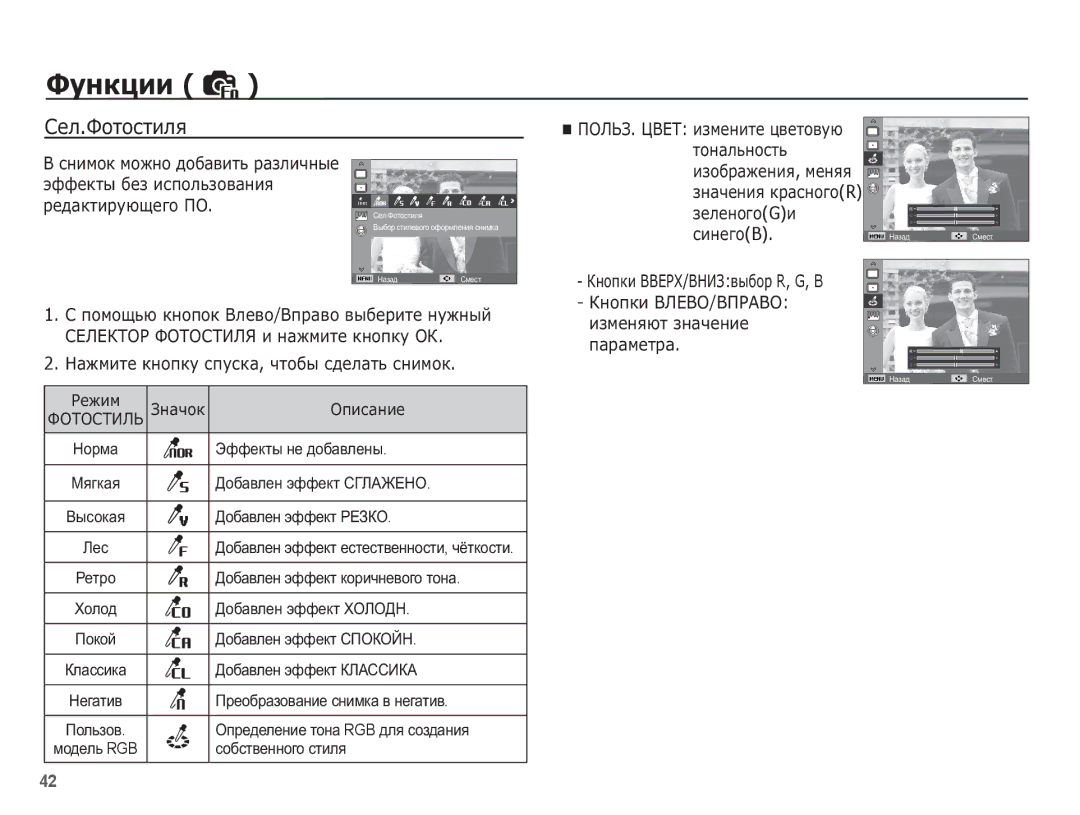 Samsung EC-ES55ZPBP/RU, EC-ES55ZBBP/RU, EC-ES55ZABP/RU Ǹȍȓ.ǼȖȚȖșȚȐȓȧ, ȚȖȕȈȓȤȕȖșȚȤ ȐȏȖȉȘȈȎȍȕȐȧ , Ȕȍȕȧȧ, ȎȍȓȍȕȖȋȖ GȐ ȘȐȕȍȋȖ B 