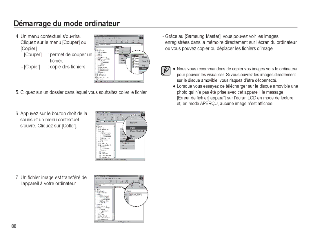 Samsung EC-ES60ZZBPPE1, EC-ES63ZZBPAE1, EC-ES60ZZBPBE1, EC-ES60ZZBPAE1 manual Couper Copier 