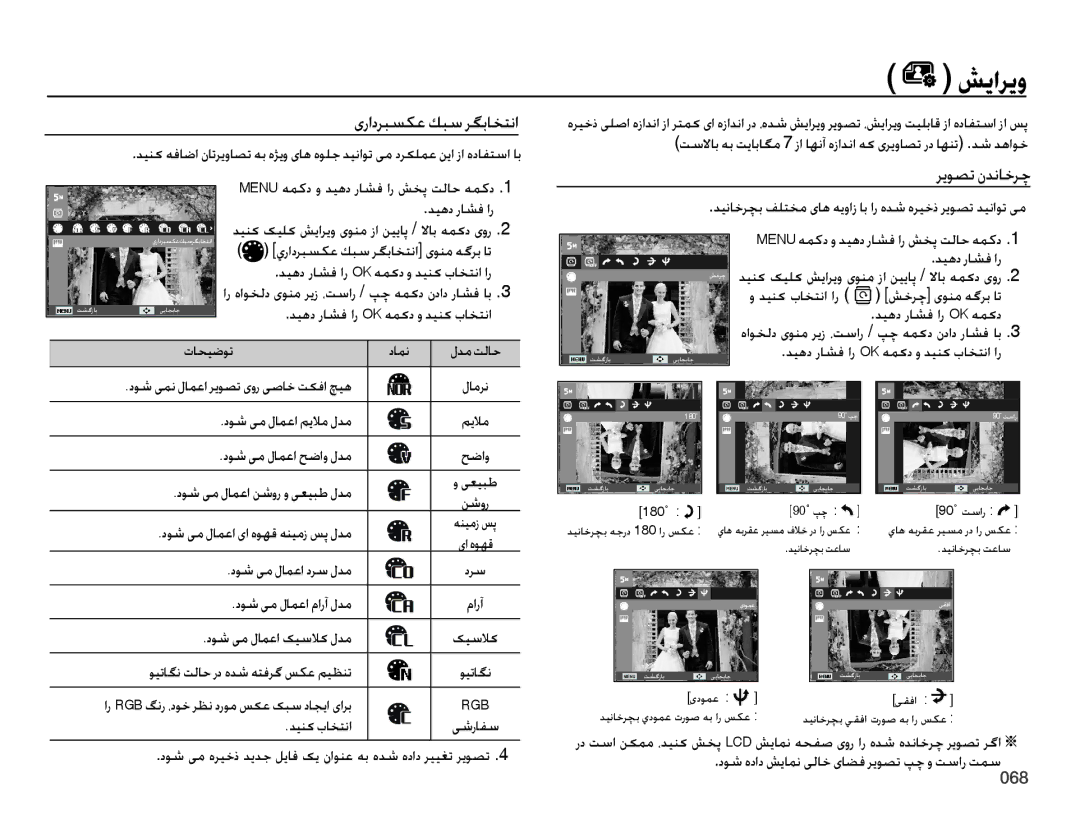 Samsung EC-ES65ZZBPRIL, EC-ES65ZZBPBE1, EC-ES65ZZDPSME ريوصت ندناخرچ, يرادربسكع كبس رگباختنا یونم هگرب ات, دامن لدم تلاح 