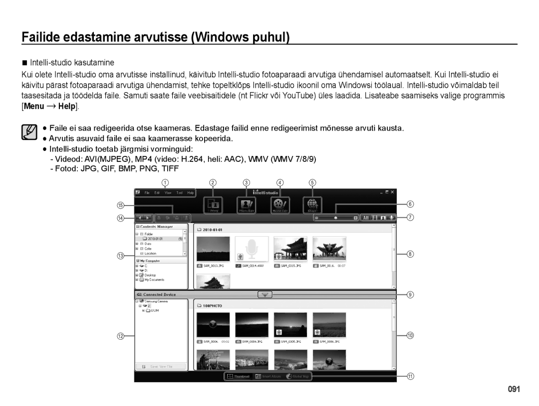 Samsung EC-ES65ZZBPSRU, EC-ES65ZZBPSE2, EC-ES65ZZBPBE2, EC-ES65ZZBPPRU, EC-ES65ZZBPBRU manual 091 