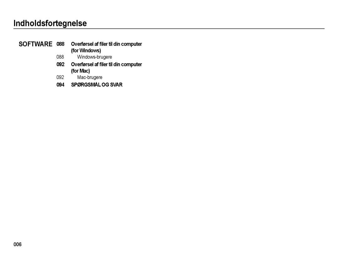 Samsung EC-ES65ZZBPPE2, EC-ES65ZZBPSE2, EC-ES65ZZBPBE2 manual For Windows, 092, For Mac, 094 