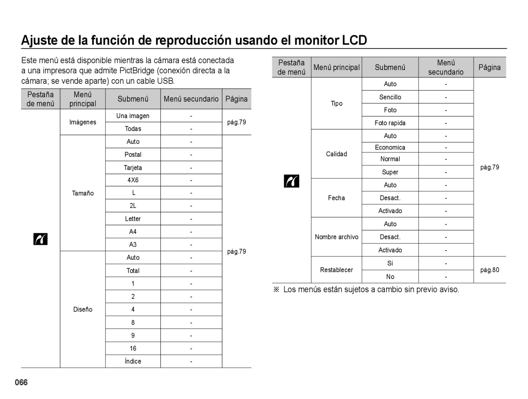 Samsung EC-ES67ZZBPSE1, EC-ES67ZZBPBE1, EC-ES65ZZBPBE1, EC-ES65ZZBPRE1, EC-ES67ZZBPRE1, EC-ES65ZZBPWE1, EC-ES65ZZBPWCA manual 066 