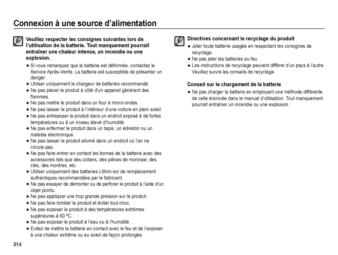 Samsung EC-ES74ZZBDBE1, EC-ES73ZZBPBE1 manual 014 