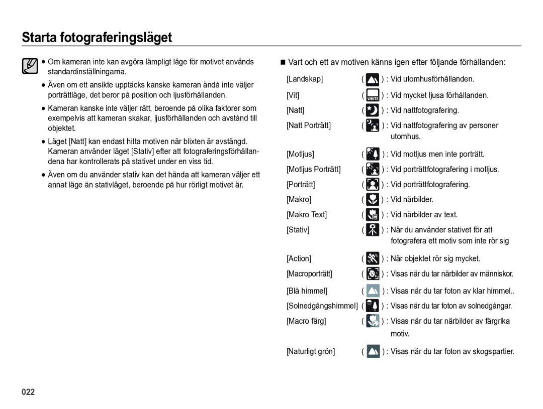 Samsung EC-ES73ZZBPBE2 Action När objektet rör sig mycket Macroporträtt, Blå himmel, Macro färg, Motiv, Naturligt grön 