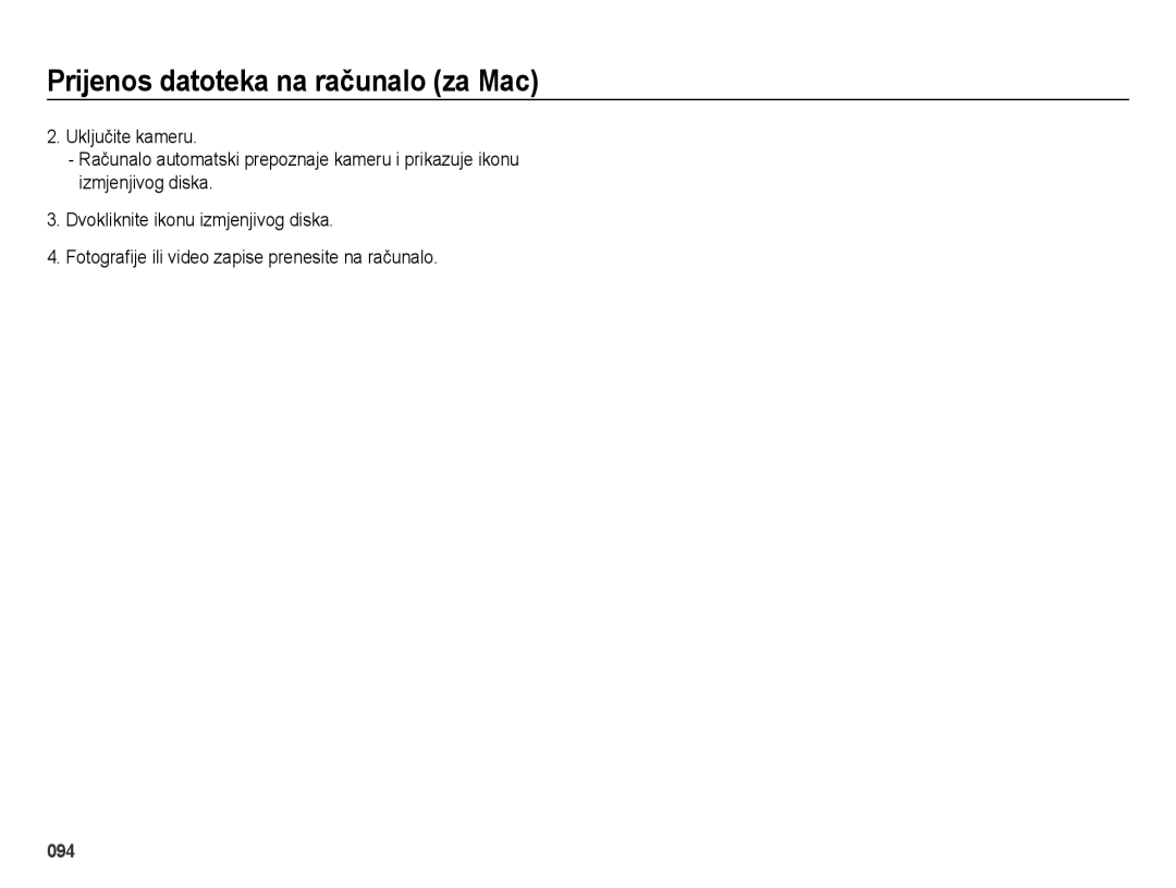 Samsung EC-ES73ZZBPBE3, EC-ES73ZZBPSE3, EC-ES73ZZBPOE3, EC-ES73ZZBPUE3, EC-ES73ZZBPRE3 manual 094 