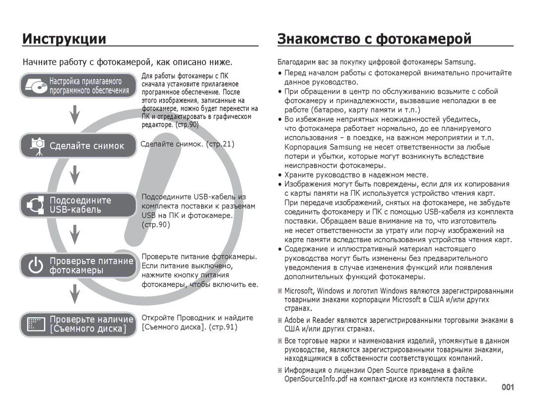 Samsung EC-ES78ZZBPBRU, EC-ES75ZZBPBE2, EC-ES75ZZBPBRU, EC-ES75ZZBPORU Инструкции, Знакомство с фотокамерой, Сделайте снимок 