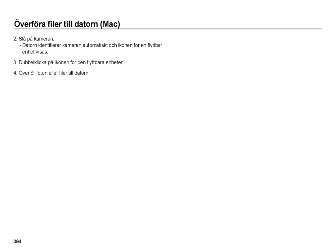 Samsung EC-ES75ZZBPBE2 manual 094 