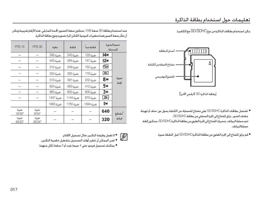 Samsung EC-ES75ZZBPOSA, EC-ES75ZZBPSE1, EC-ES75ZZBPBE1 manual ريبكتلا ةيصاخ ليغشتب ليجستلا تاقوأ ريغتت نأ نكمملا نمف, عطقم 