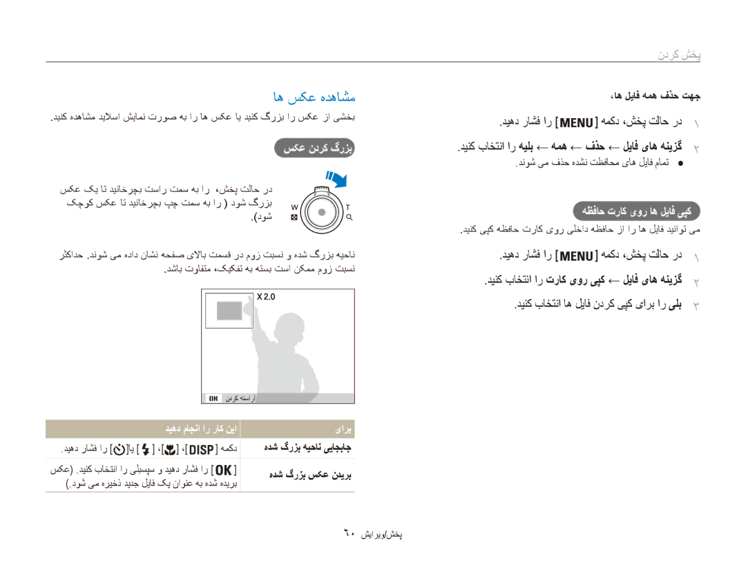 Samsung EC-ES90ZZBDBSA اه سکع هدهاشم, دیهد راشف ار همکد ،شخپ تلاح رد1, دینک باختنا ار هیلب ← همه ← فذح ← لیاف یاه هنیزگ2 