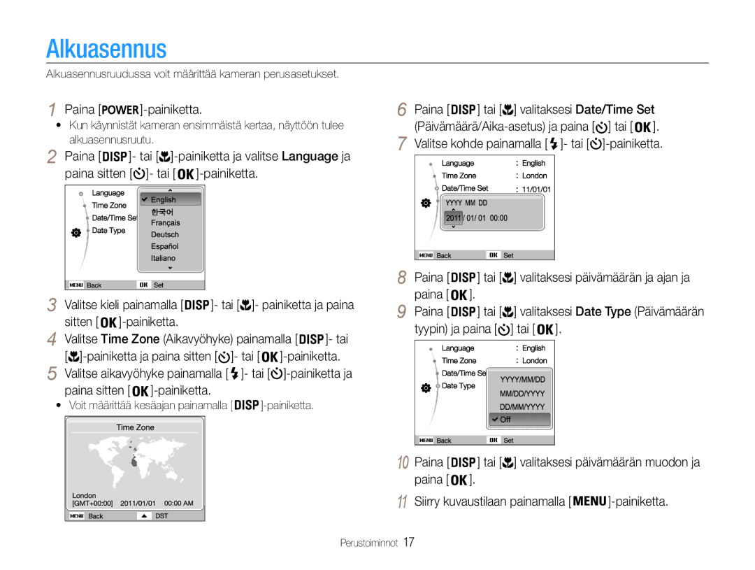 Samsung EC-ES9ZZZBABE2, EC-ES9ZZZBAPE2, EC-ES9ZZZBASE2, EC-ES9ZZZBARE2 manual Alkuasennus 