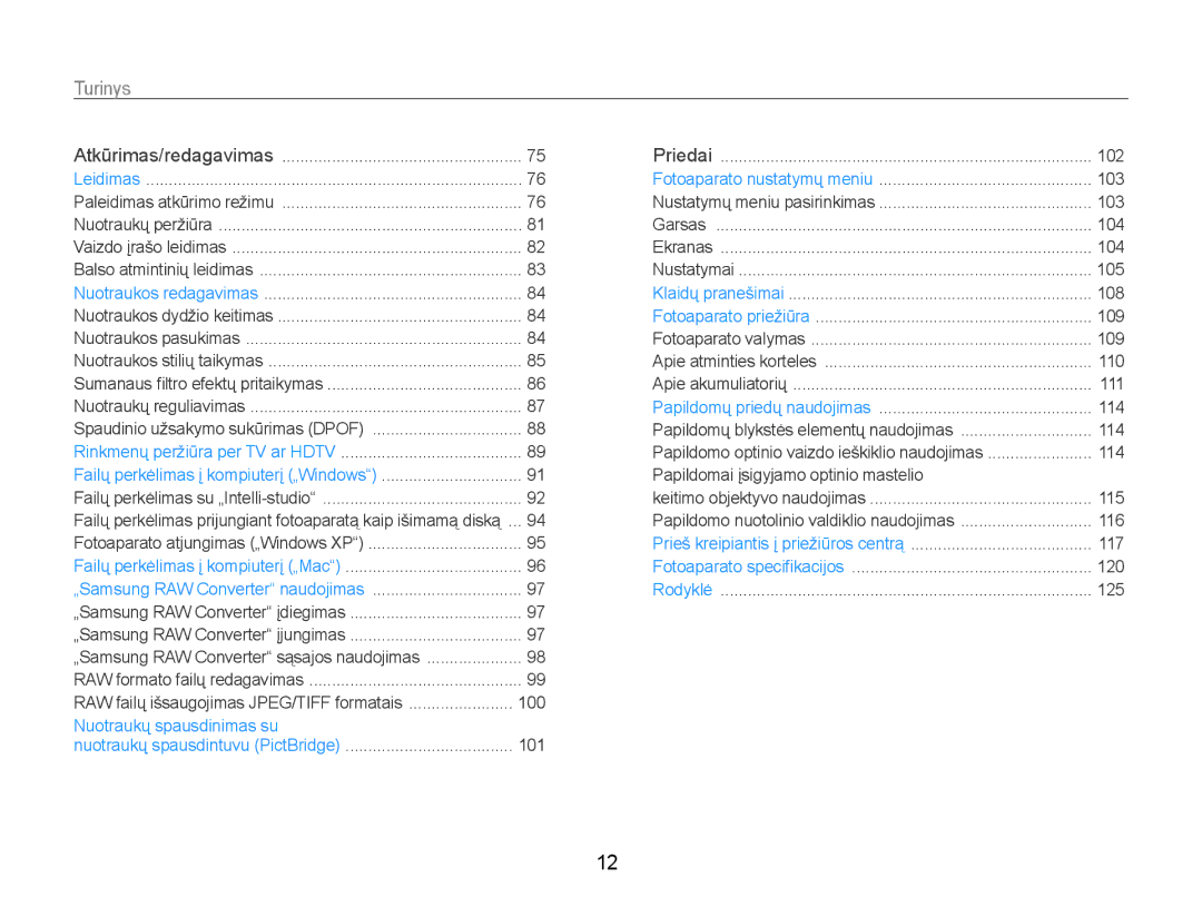 Samsung EC-EX1ZZZBPBRU manual 100 