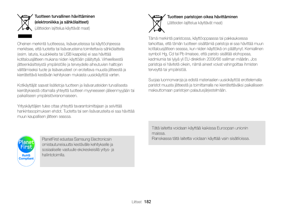 Samsung EC-EX2FZZBPWE2, EC-EX2FZZBPBE2 manual 