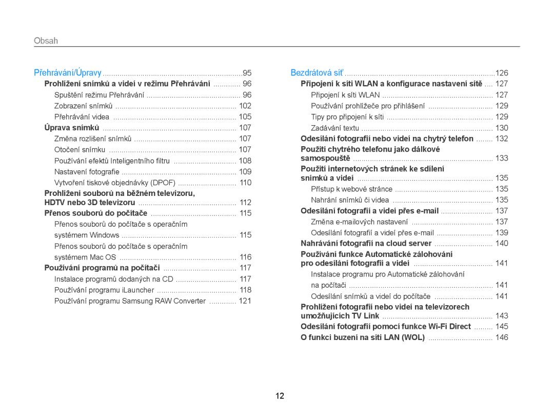 Samsung EC-EX2FZZBPWE3, EC-EX2FZZBPBE3 manual Použití chytrého telefonu jako dálkové 