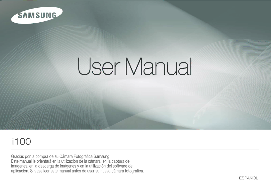 Samsung EC-I100ZSBA/E3, EC-I100ZGBA/E3, EC-I100ZRBA/E3 manual SBDJBTQPSMBDPNQSBEFTV$ÈNBSBPUPHSÈGJDB4BNTVOH 