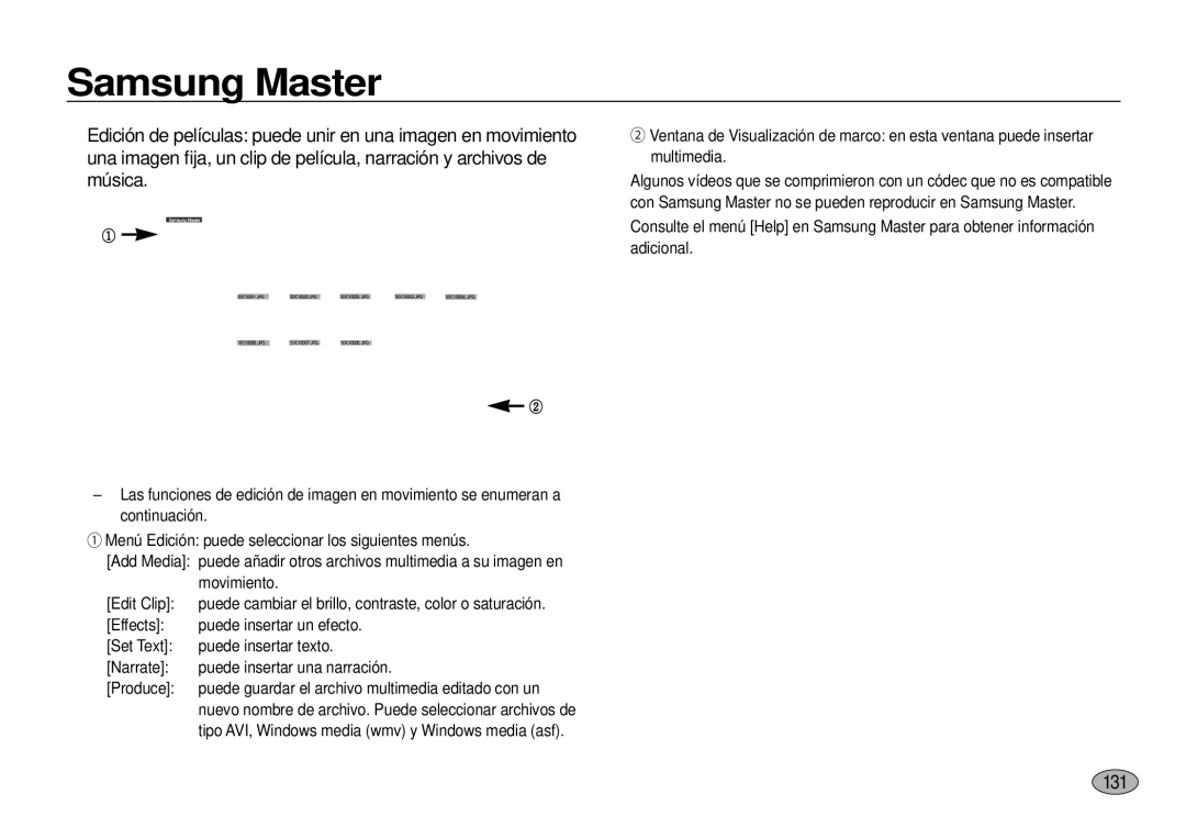 Samsung EC-I100ZRBA/E3, EC-I100ZGBA/E3, EC-I100ZSBA/E3, EC-I100ZBBA/E3, EC-I100ZSBA/E1 manual 131 