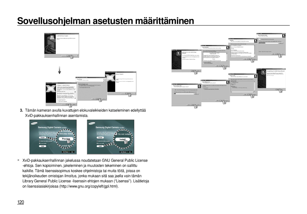 Samsung EC-I100ZSBA/E3, EC-I100ZGBA/E3, EC-I100ZRBA/E3, EC-I100ZBBA/E3 manual 120 