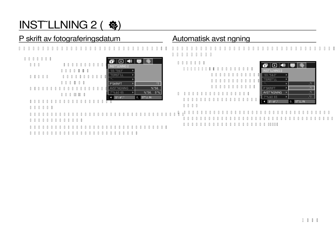 Samsung EC-I100ZGBA/E3, EC-I100ZSBA/E3, EC-I100ZRBA/E3 manual Påskrift av fotograferingsdatum Automatisk avstängning, 091 