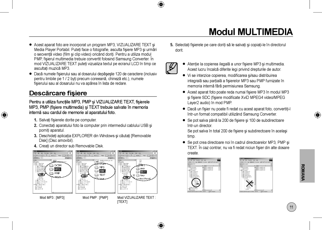 Samsung EC-I100ZRBA/FR, EC-I100ZGBA/E3, EC-I100ZSBA/FR, EC-I100ZGBA/FR, EC-I100ZSBA/E3 Modul Multimedia, Descărcare ﬁşiere 