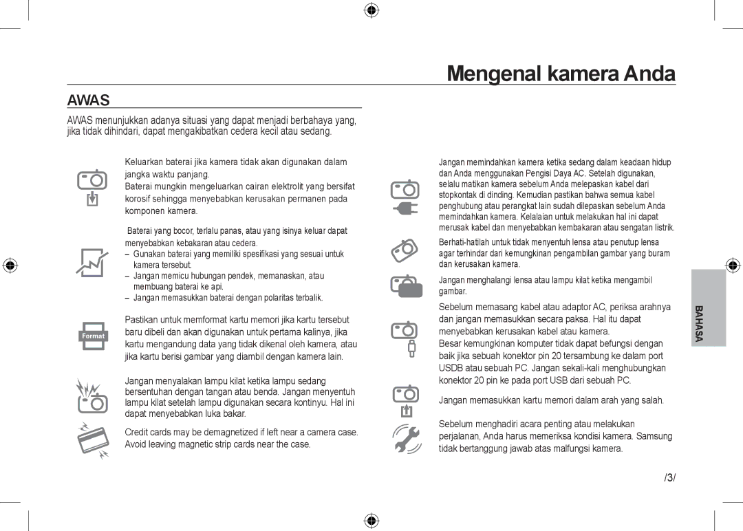 Samsung EC-I100ZRBB/AS, EC-I100ZGBA/E3, EC-I100ZSBA/FR manual Jika kartu berisi gambar yang diambil dengan kamera lain 