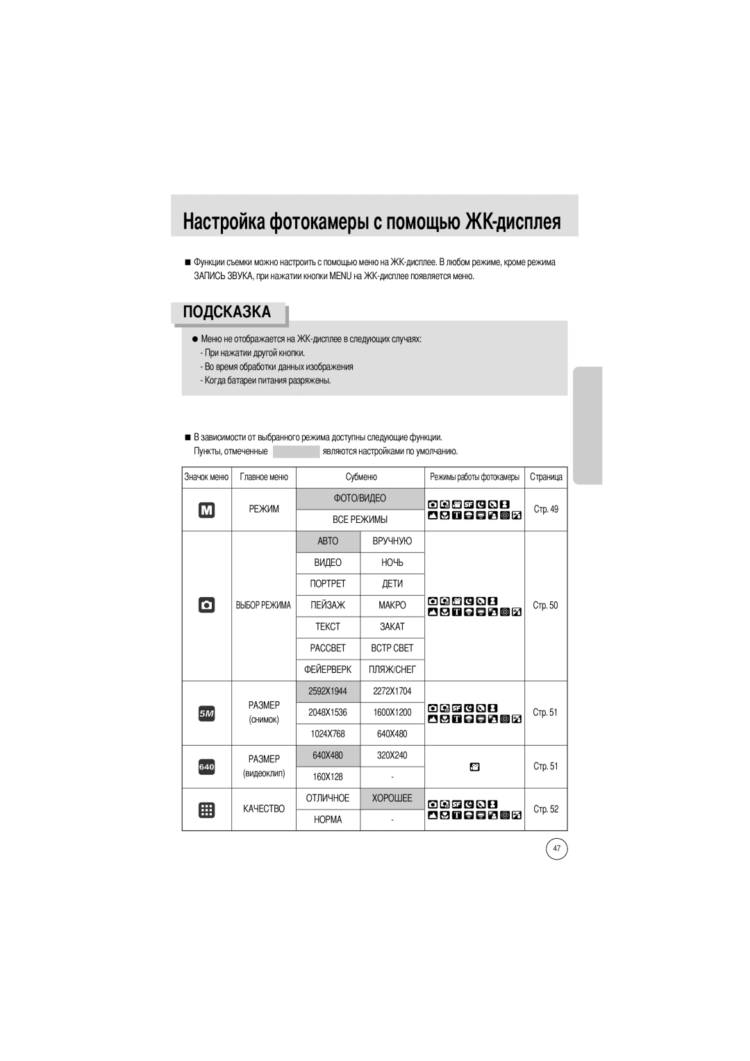 Samsung EC-I5ZZZSBB/US, EC-I5ZZZRBA/US, EC-I5ZZZSBB/GB, EC-I5ZZZSBC/DE, EC-I5ZZZSBC/E1 manual Токамеры с помощью -дисплея 