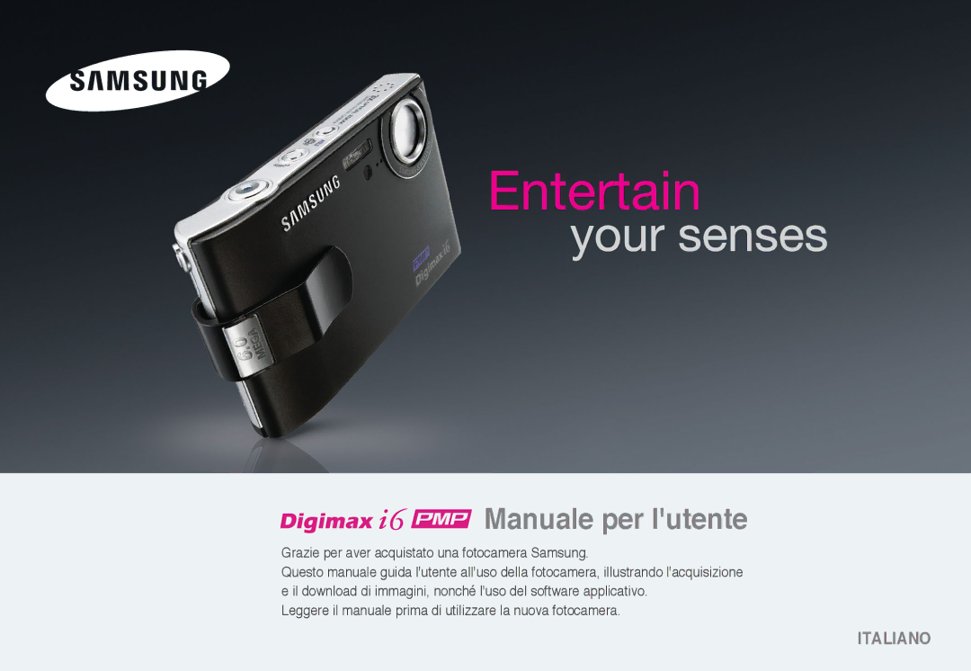 Samsung EC-I6ZZZBBB/E1, EC-I6ZZZBBB/DE manual Manuale per lutente 