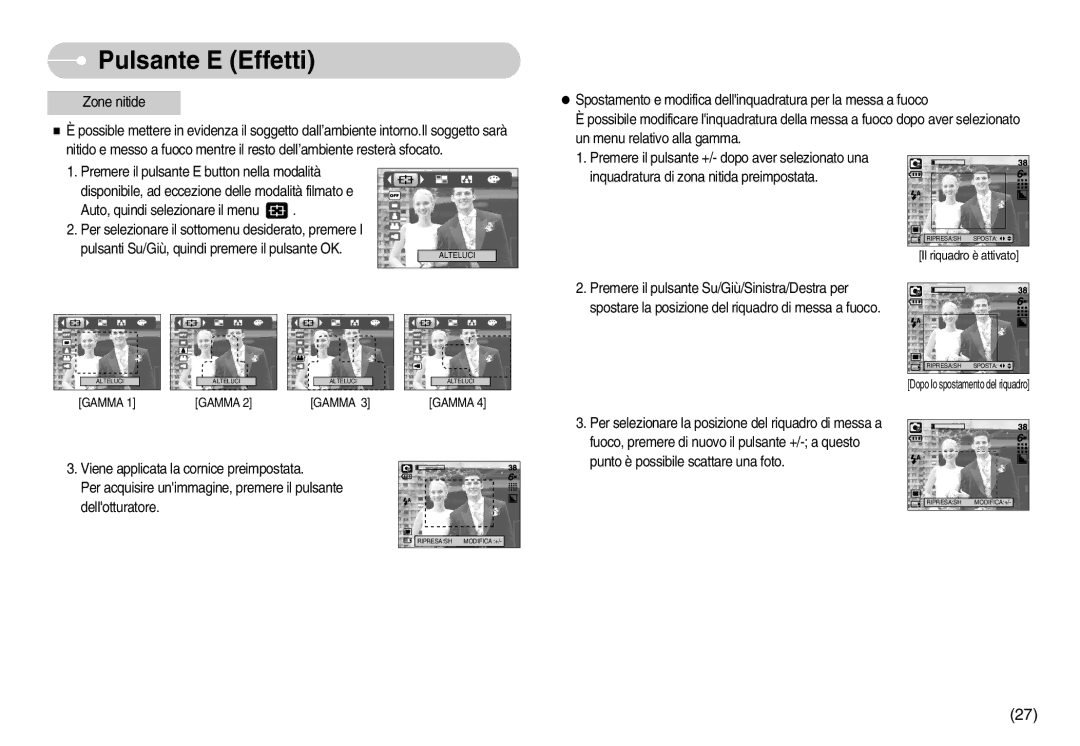 Samsung EC-I6ZZZBBB/DE, EC-I6ZZZBBB/E1 manual Gamma 