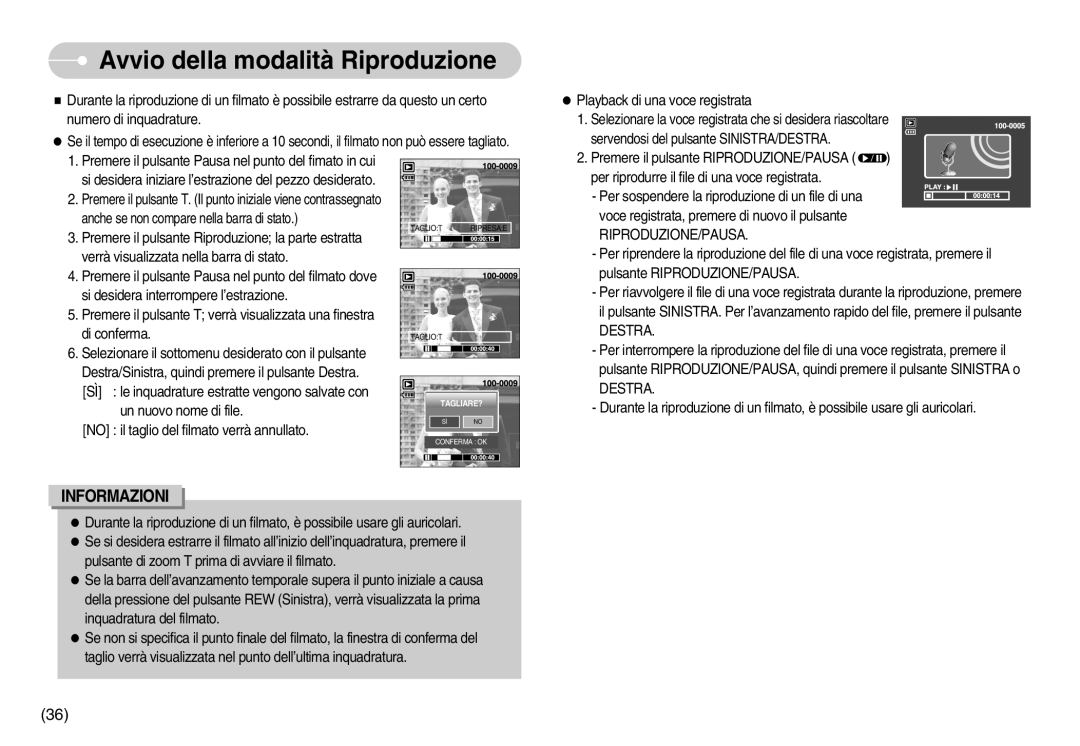 Samsung EC-I6ZZZBBB/E1, EC-I6ZZZBBB/DE manual Tagliare? 