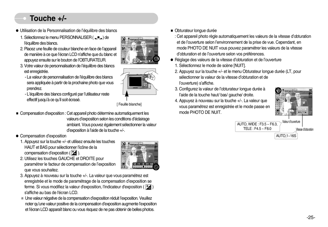 Samsung EC-I6ZZZSBA/FR, EC-I6ZZZSBB/FR, EC-I6ZZZBBB/FR, EC-I6ZZZBBA/FR manual Feuille blanche 