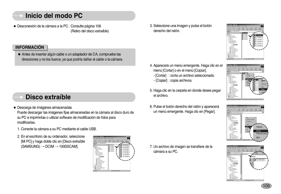 Samsung EC-I70ZZBBE/E1, EC-I70ZZGBC/E1, EC-I70ZZSBA/DE, EC-I70ZZSBD/SP, EC-I70ZZPBE/E1 Disco extraíble, Samsung Dcim 100SSCAM 