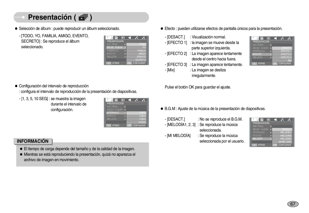 Samsung EC-I70ZZPBA/SP, EC-I70ZZGBC/E1, EC-I70ZZSBA/DE, EC-I70ZZSBD/SP, EC-I70ZZPBE/E1, EC-I70ZZPBD/SP manual MI Melodía 