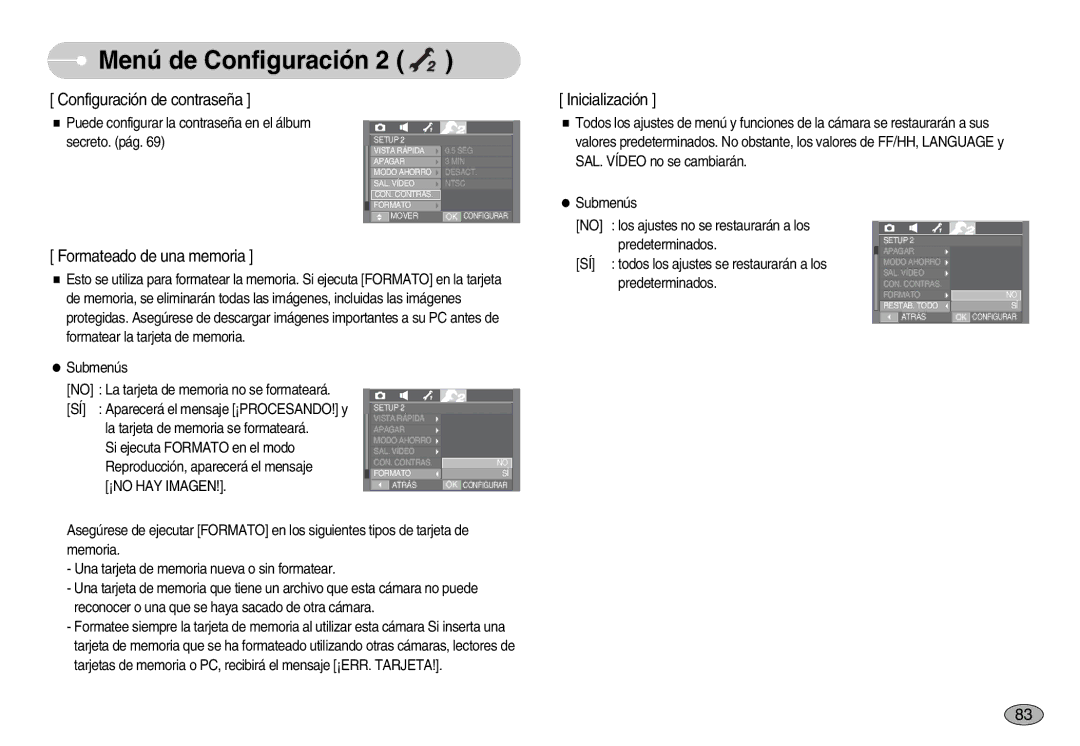 Samsung EC-I70ZZGBC/E1, EC-I70ZZSBA/DE, EC-I70ZZSBD/SP, EC-I70ZZPBE/E1, EC-I70ZZPBD/SP manual Configuración de contraseña 