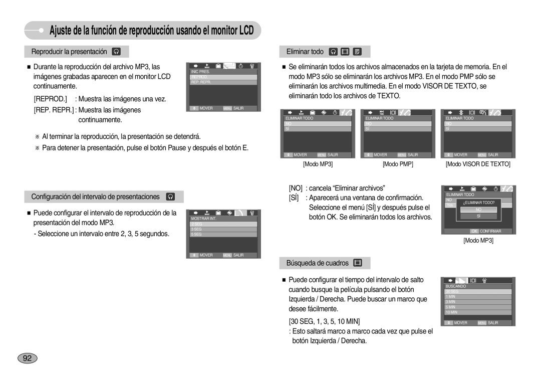 Samsung EC-I70ZZBBB/GB, EC-I70ZZGBC/E1, EC-I70ZZSBA/DE, EC-I70ZZSBD/SP, EC-I70ZZPBE/E1 manual Cancela Eliminar archivos 