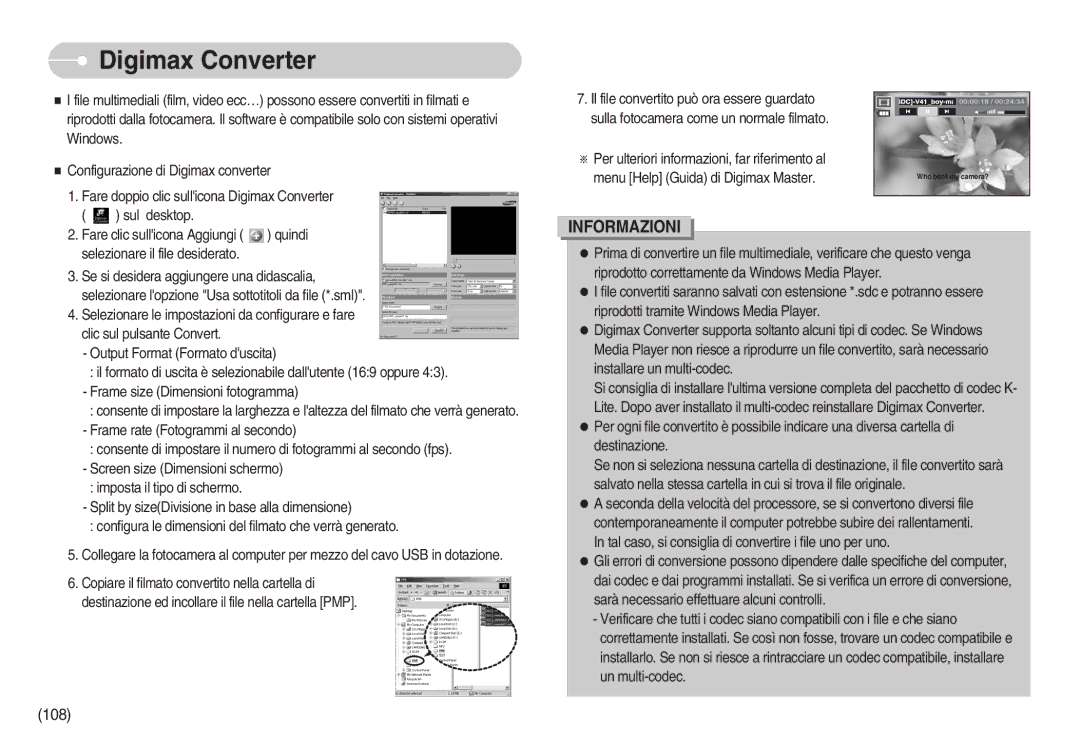 Samsung EC-I70ZZSBB/IT, EC-I70ZZSBA/E1, EC-I70ZZSBA/DE, EC-I70ZZBBA/E1, STC-I70S, EC-I70ZZSBA/IT, STC-I70B Digimax Converter 